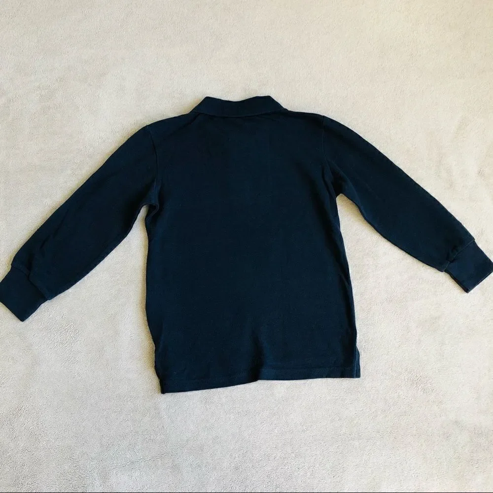 Gap Kids Long sleeved Pique Polo Shirt